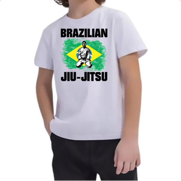 Camiseta Infanto Juvenil Jiu-Jitsu Brasil - Imagem 2