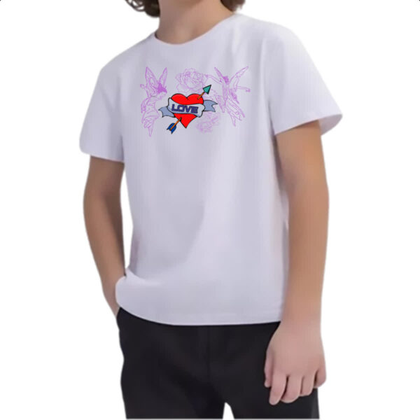 Camiseta Infanto Juvenil Angels love - Imagem 2