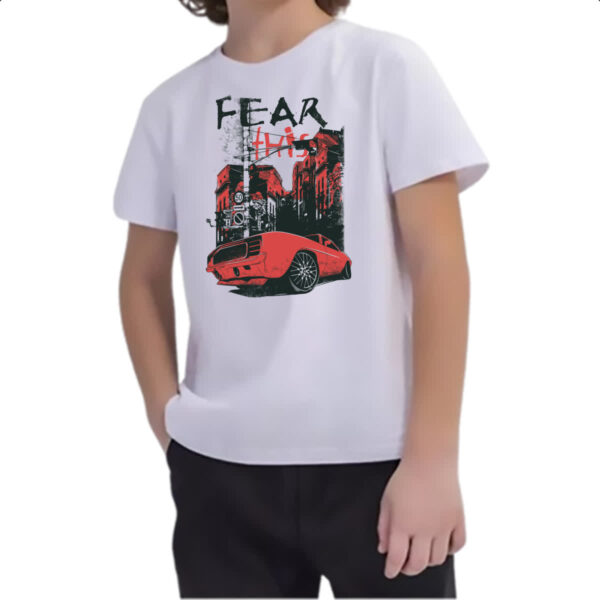 Camiseta Infanto Juvenil Fear this - Imagem 2