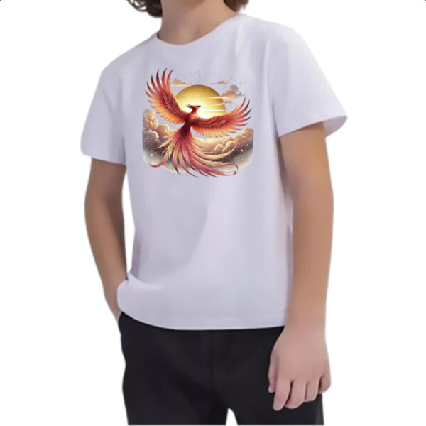 Camiseta Infanto Juvenil Fenix sunset - Imagem 2