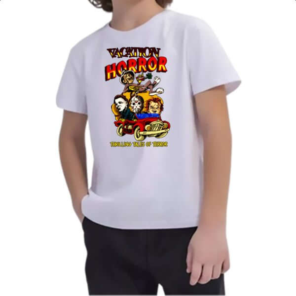 Camiseta Infanto Juvenil Ferias do horror - Imagem 2
