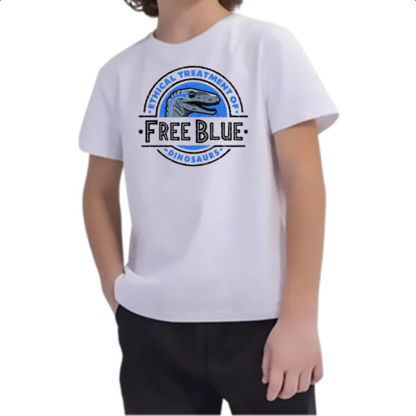 Camiseta Infanto Juvenil Free Blue - Imagem 2