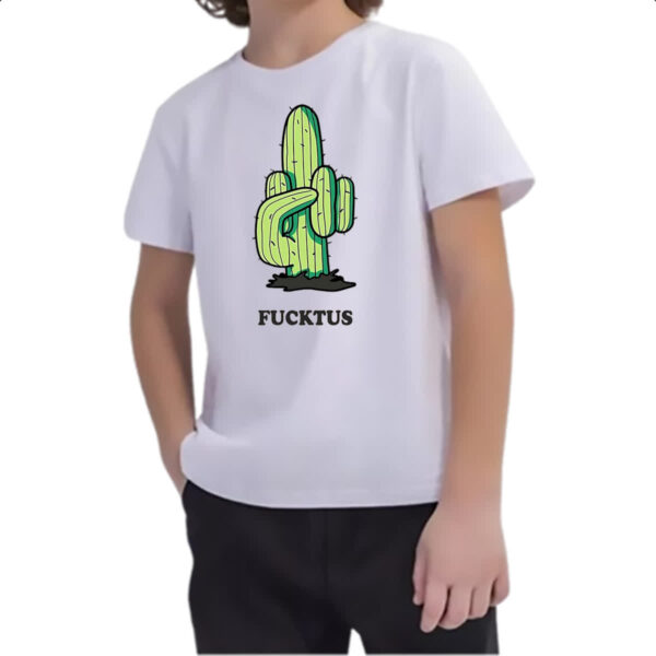 Camiseta Infanto Juvenil Fucktus - Imagem 2