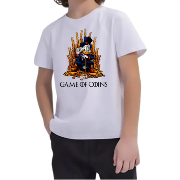 Camiseta Infanto Juvenil Game of coins - Imagem 2