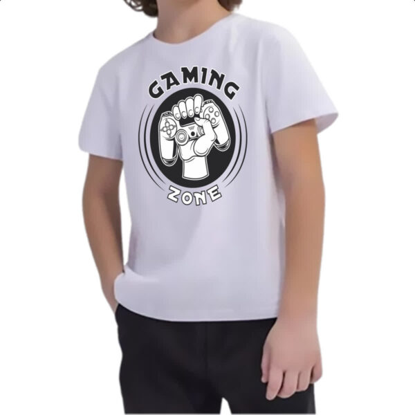 Camiseta Infanto Juvenil Gaming Zone - Imagem 2