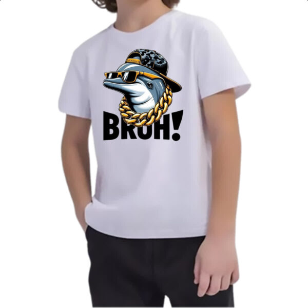 Camiseta Infanto Juvenil Golfinho MC - Imagem 2