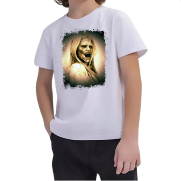 Camiseta Infanto Juvenil Grimm Hexenbiest Gravura - Imagem 2