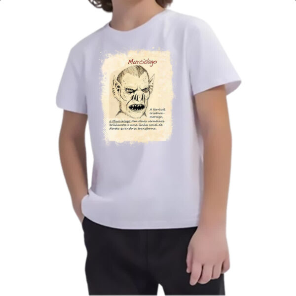 Camiseta Infanto Juvenil Grimm Livro Murcielago - Imagem 2
