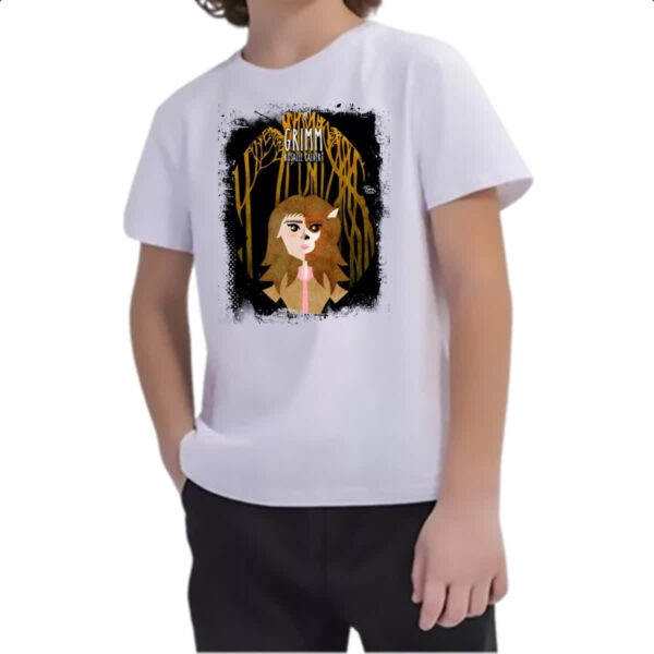 Camiseta Infanto Juvenil Grimm Rosalee Calvert Arte - Imagem 2