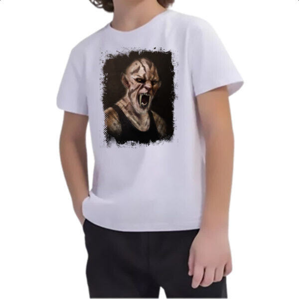 Camiseta Infanto Juvenil Grimm Wesen Mauvais Dentes - Imagem 2