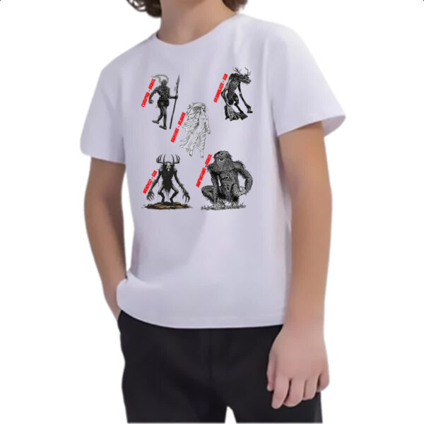 Camiseta Infanto Juvenil Gritos na floresta lendas - Imagem 2