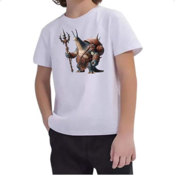 Camiseta Infanto Juvenil Guerreiro Caramujo - Imagem 2