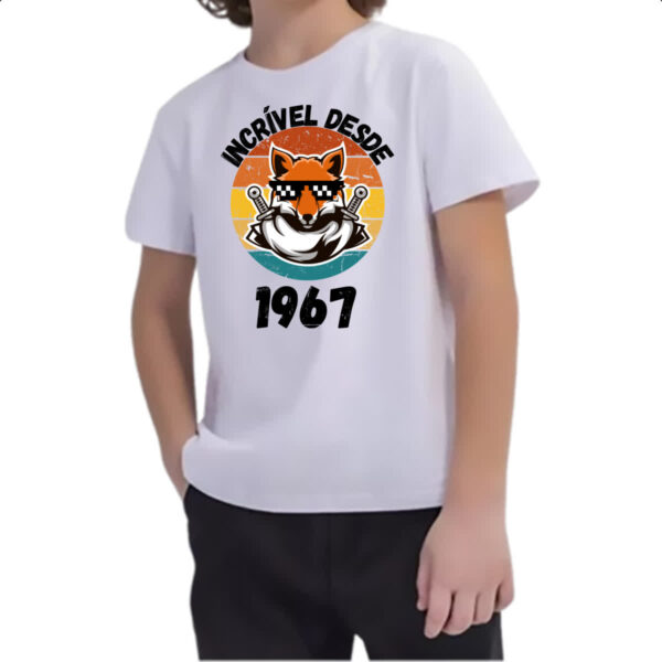 Camiseta Infanto Juvenil Incrivel desde 1967 - Imagem 2