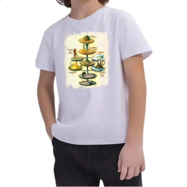 Camiseta Infanto Juvenil A Cronica de Yggdrasil - Imagem 2