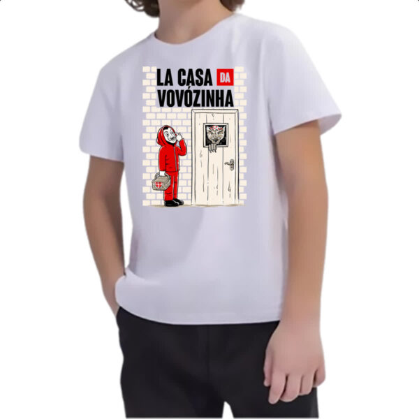 Camiseta Infanto Juvenil La casa da vovozinha - Imagem 2