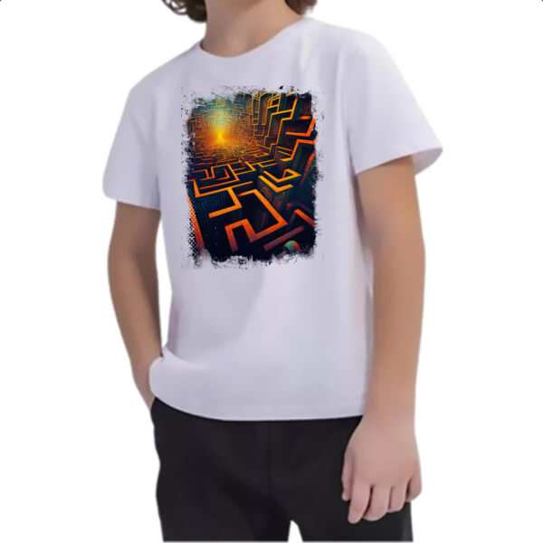 Camiseta Infanto Juvenil Labirinto dos sonhos 2 - Imagem 2