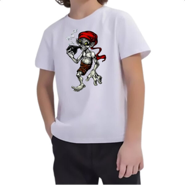 Camiseta Infanto Juvenil Lendas Brasil Saci Perere - Imagem 2