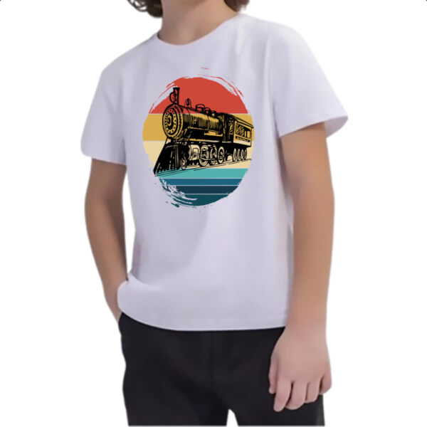Camiseta Infanto Juvenil Locomotiva Sunset - Imagem 2