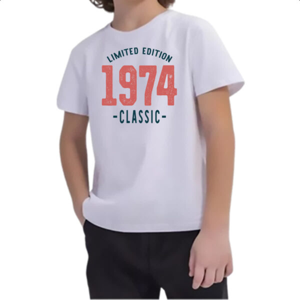 Camiseta Infanto Juvenil Limited Edition Classic 1974 - Imagem 2