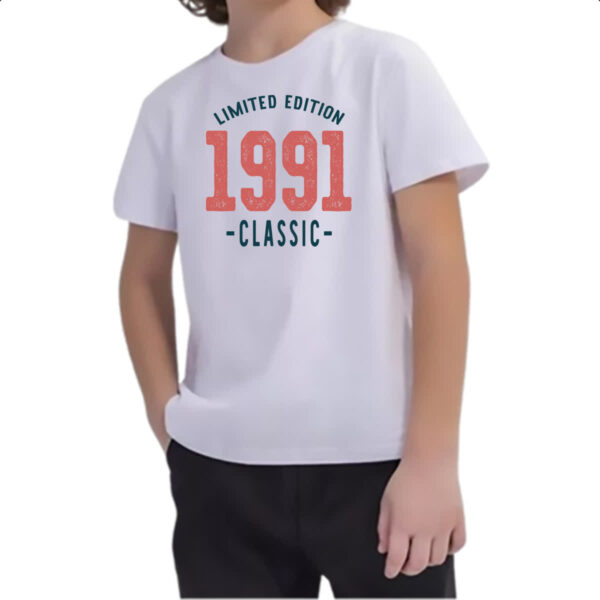 Camiseta Infanto Juvenil Limited Edition Classic 1991 - Imagem 2