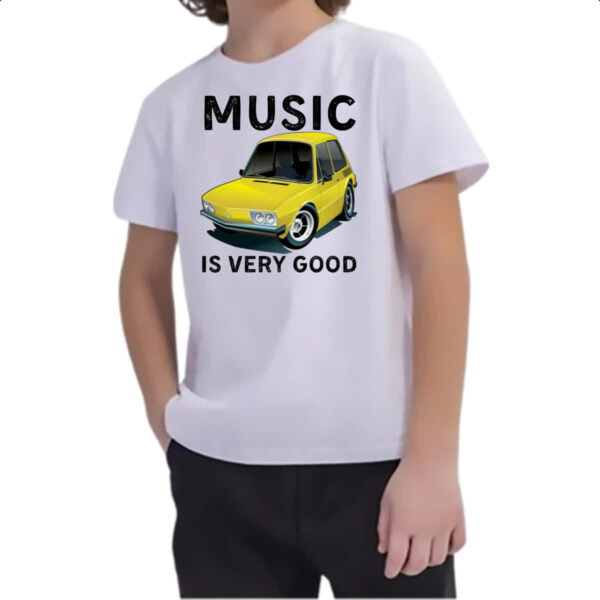 Camiseta Infanto Juvenil Music is very good - Imagem 2