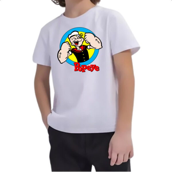 Camiseta Infanto Juvenil Mariheiro Popeye Classico - Imagem 2