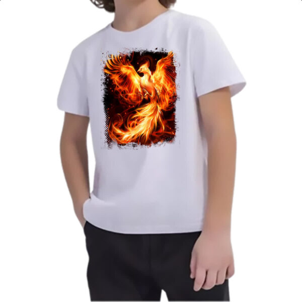 Camiseta Infanto Juvenil Mitologia Fenix 02 - Imagem 2