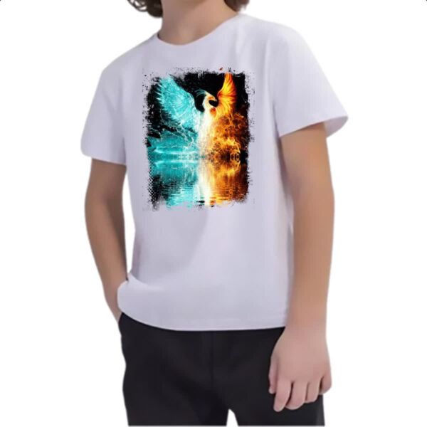 Camiseta Infanto Juvenil Mitologia Fenix 03 - Imagem 2