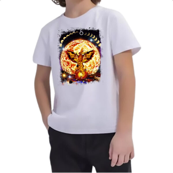 Camiseta Infanto Juvenil Mitologia Fenix 07 - Imagem 2