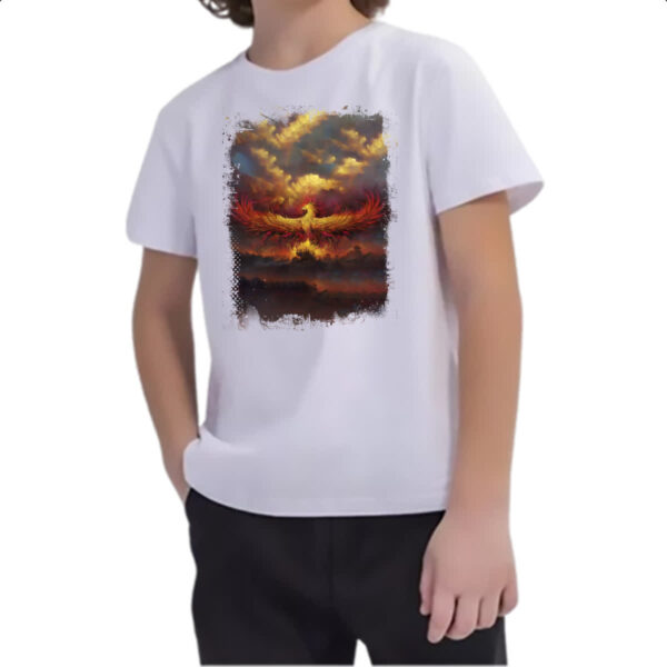 Camiseta Infanto Juvenil Mitologia Fenix 08 - Imagem 2