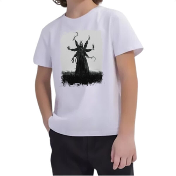 Camiseta Infanto Juvenil Mitologia Hindu Deusa Mara - Imagem 2
