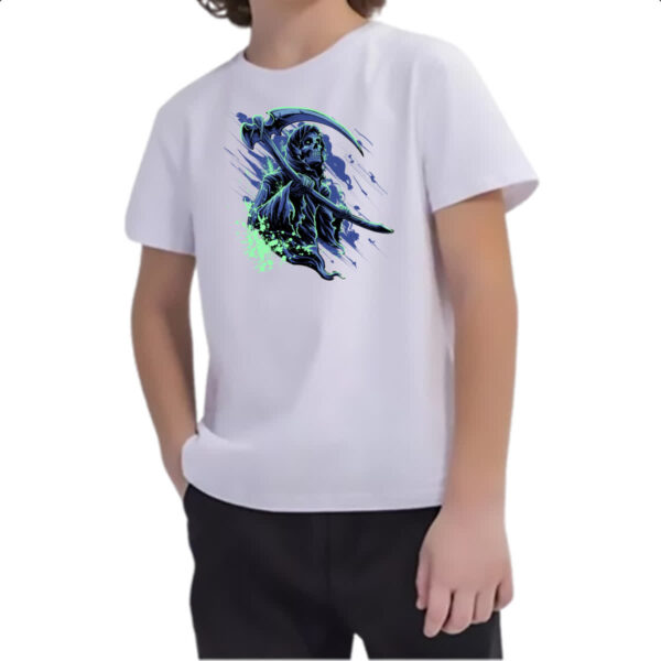Camiseta Infanto Juvenil Morte Neon - Imagem 2