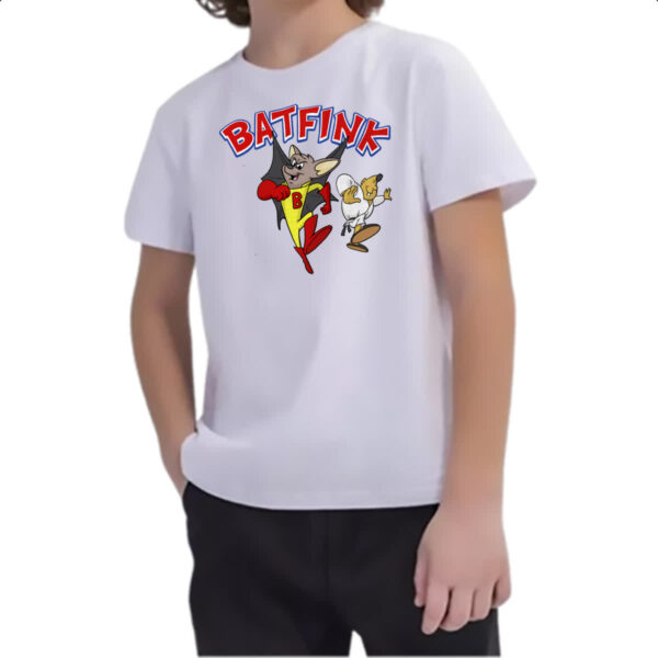 Camiseta Infanto Juvenil Nostalgia Batfino e Karate - Imagem 2
