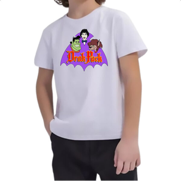 Camiseta Infanto Juvenil Nostalgia Familia Dracula - Imagem 2
