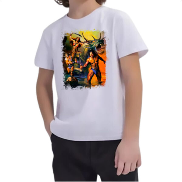 Camiseta Infanto Juvenil Nostalgia Golden Axe - Imagem 2
