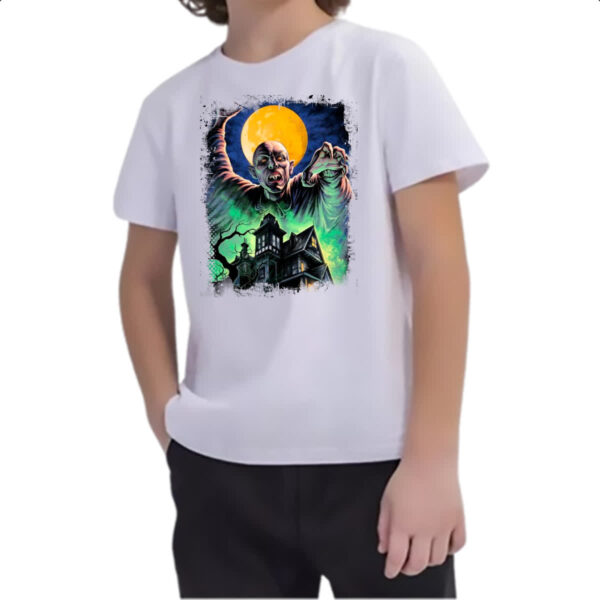 Camiseta Infanto Juvenil Nostalgia Nosferatu Pintura - Imagem 2