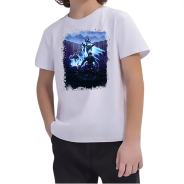 Camiseta Infanto Juvenil Necro Lich - Imagem 2