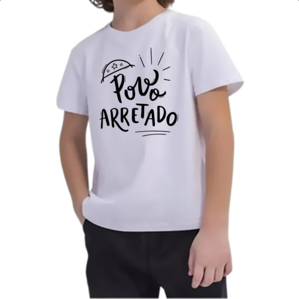 Camiseta Infanto Juvenil Nordeste povo arretado - Imagem 2