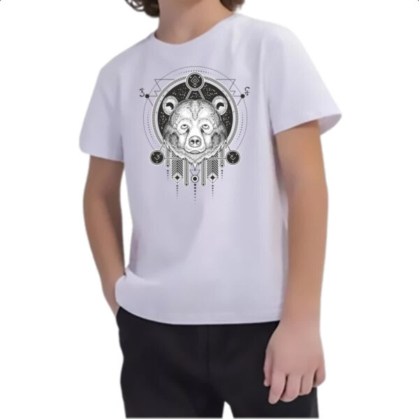 Camiseta Infanto Juvenil Urso apanhador de sonhos - Imagem 2