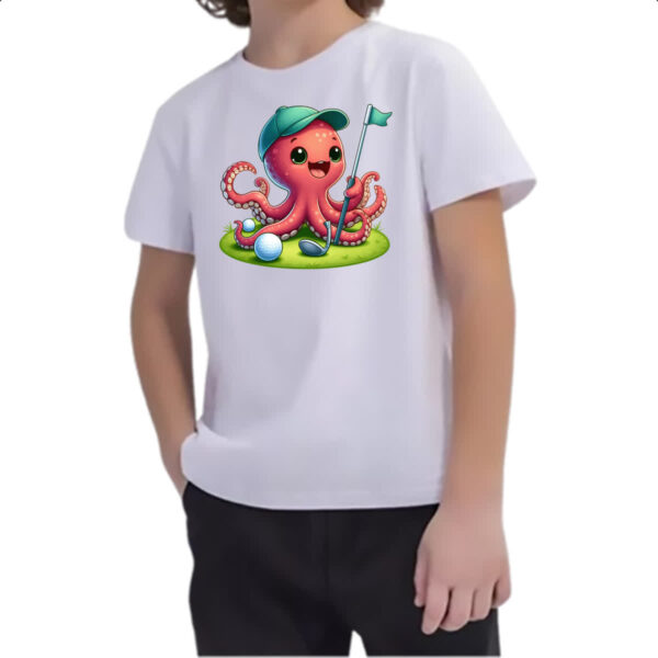 Camiseta Infanto Juvenil Octopus Golfe - Imagem 2