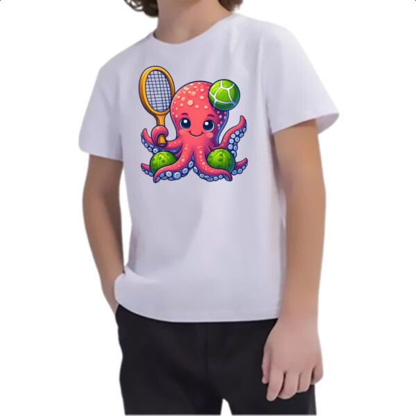 Camiseta Infanto Juvenil Octopus Tenista - Imagem 2