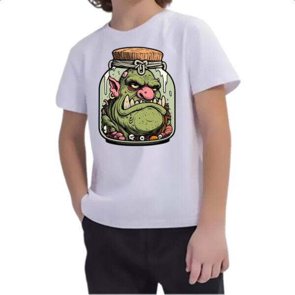 Camiseta Infanto Juvenil Ogro em conserva - Imagem 2