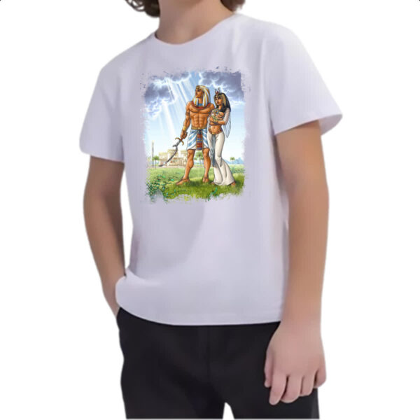 Camiseta Infanto Juvenil Osiris e Isis - Imagem 2