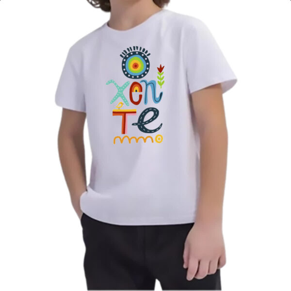 Camiseta Infanto Juvenil Oxente elementos nordestinos - Imagem 2