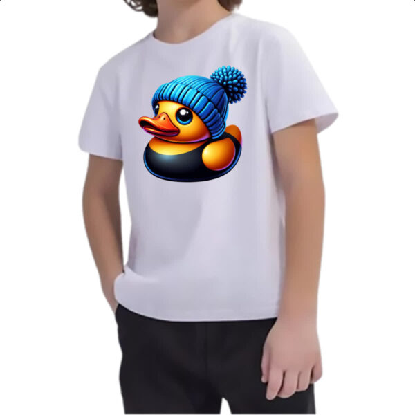 Camiseta Infanto Juvenil Patinho de borracha Lutador - Imagem 2