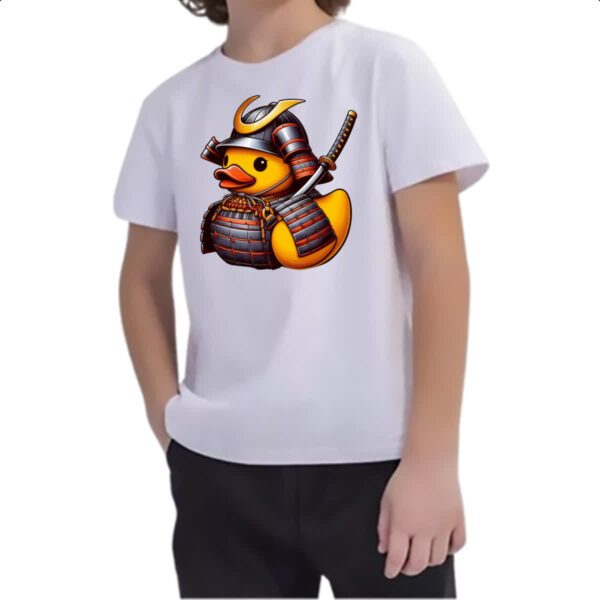 Camiseta Infanto Juvenil Patinho de borracha Samurai - Imagem 2