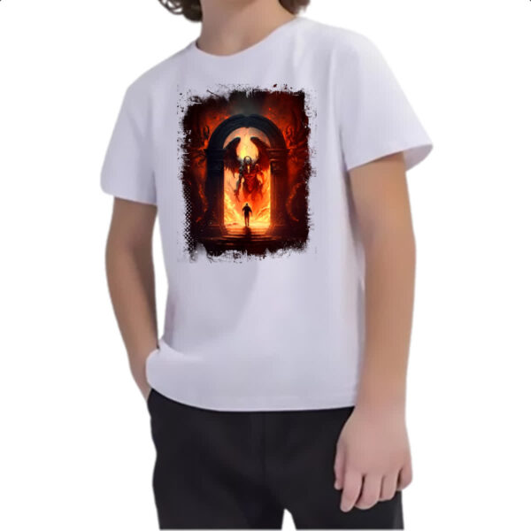 Camiseta Infanto Juvenil Portal do inferno 6 - Imagem 2