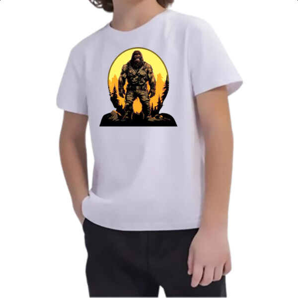 Camiseta Infanto Juvenil Pe grande militar - Imagem 2
