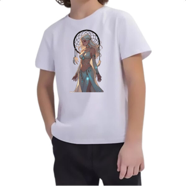 Camiseta Infanto Juvenil Apanhador de sonhos princesa de luz - Imagem 2