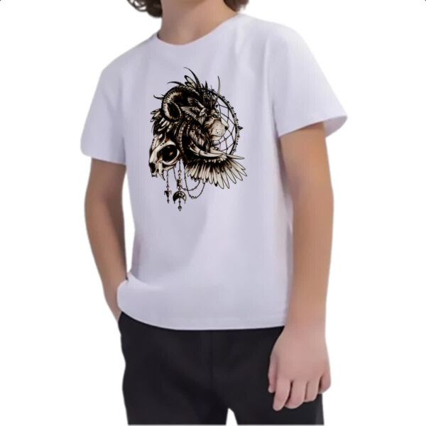 Camiseta Infanto Juvenil Apanhador de sonhos quimera - Imagem 2